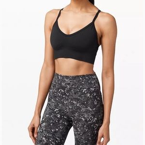 Lululemon ebb to street bra. Size 2. Black.
